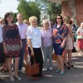 У центрі Житомира представили 28 нових автомобілів для дільничних лікарів