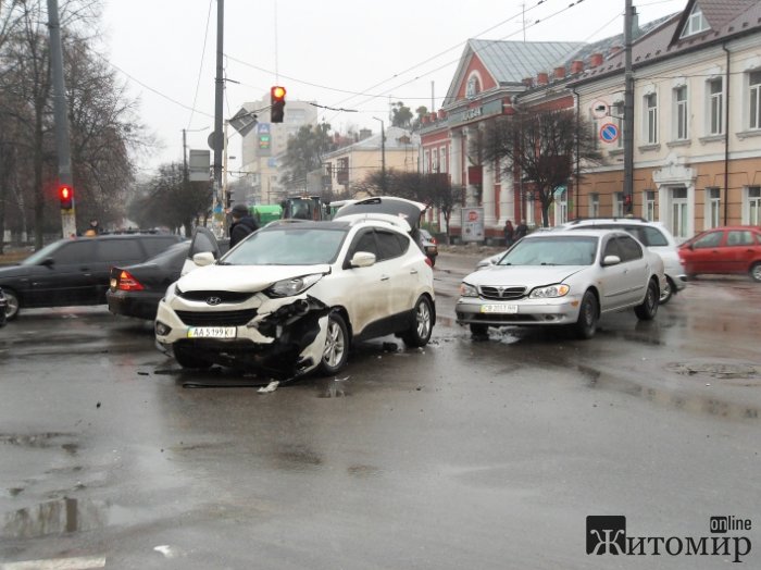 У Житомирі вівторок почався з ДТП