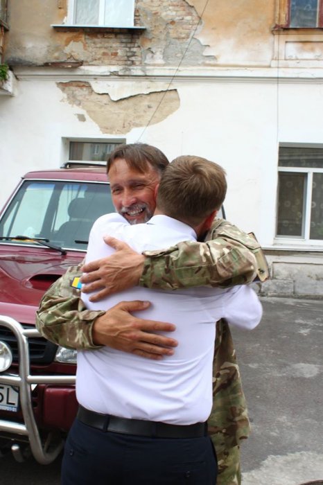 Священики Свято-Михайлівського собору місяць провели в зоні АТО з пастирською опікою