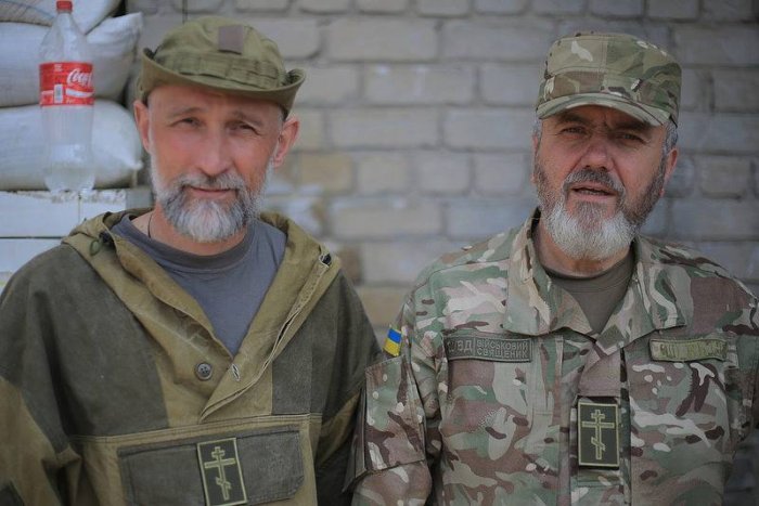 Священики Свято-Михайлівського собору місяць провели в зоні АТО з пастирською опікою