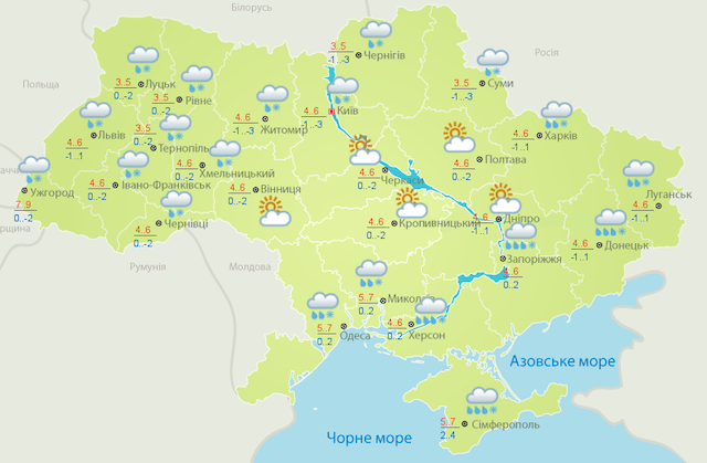 Коли у Житомирі чекати потепління Коли у Житомирі чекати потепління