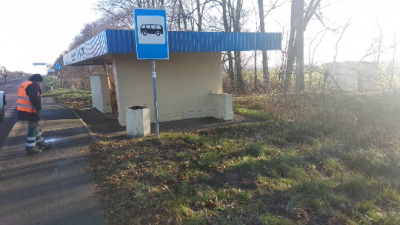 Дорожники Житомирщини прибирають автошляхи до свят!
