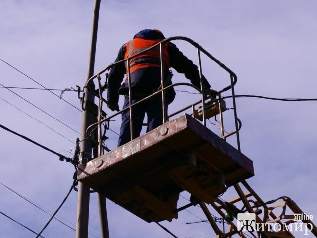  Циклон "Петра": в Житомирской области обесточены 4 населенных пункта