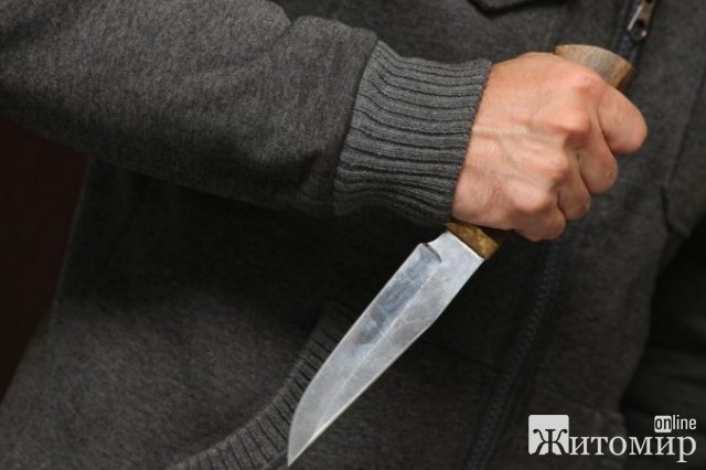 На Житомирщині 17-річний хлопець напав з ножем на пенсіонера