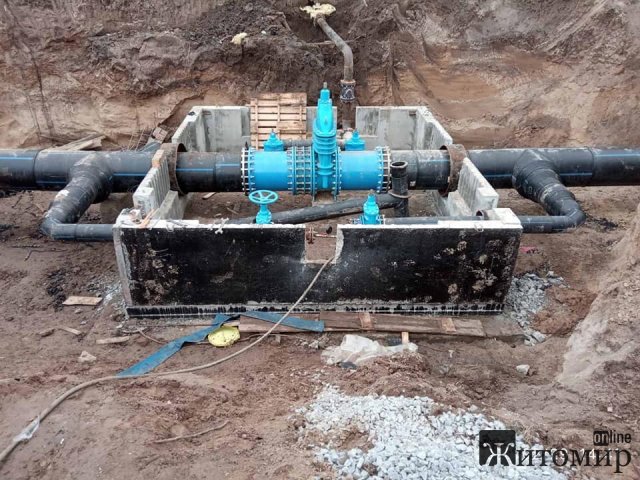 Підрядна організація провела гідралівтичні випробування новопрокладегого трубопроводу, - житомирводоканал