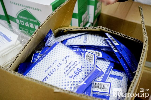  Житомирщина отримала другу партію медичного вантажу. ФОТО