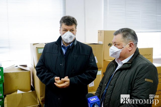  Житомирщина отримала другу партію медичного вантажу. ФОТО