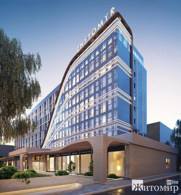 Колишній нардеп показав проект майбутнього оновлення готелю "Житомир". ФОТО