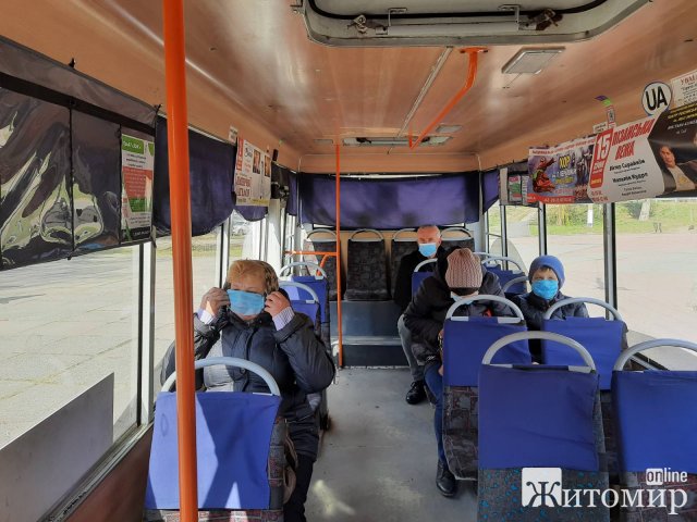 У Житомирі перевіряють, як дезінфікують тролейбуси та маршрутки