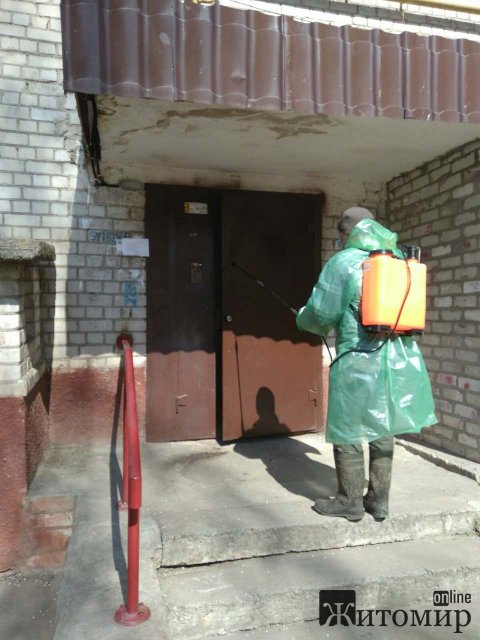  Як ОСББ в Житомирі щоденно проводить дезінфекцію місць загального користування в під