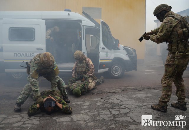  У Житомирі пройшли антитерористичні навчання. ФОТО