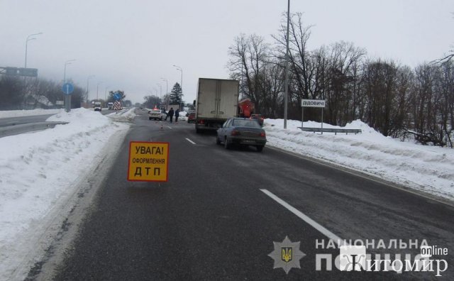 На трасі в Житомирській області в ДТП постраждали діти. ФОТО
