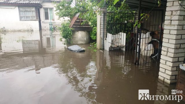Рятувальники ліквідовують наслідки негоди в Житомирській області. ФОТО
