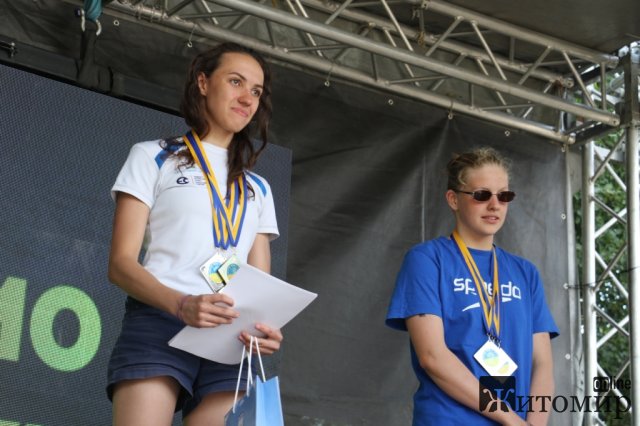 У Житомирі визначили переможців чемпіонату з плавання на відкритій воді. ФОТО