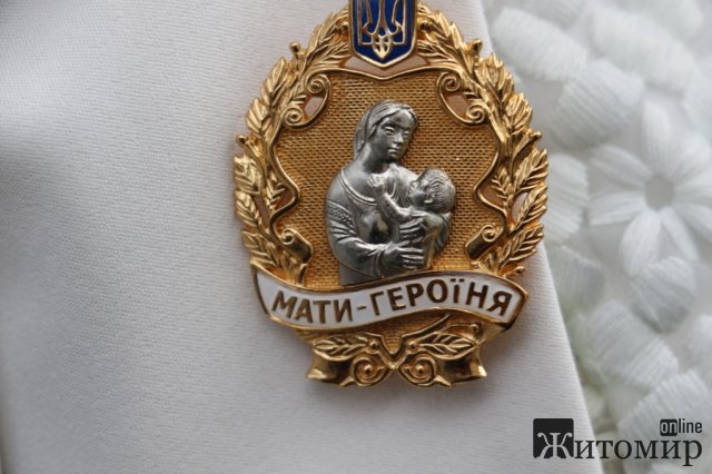 Шестеро житомирянок отримали почесне звання «Мати-героїня». ФОТО