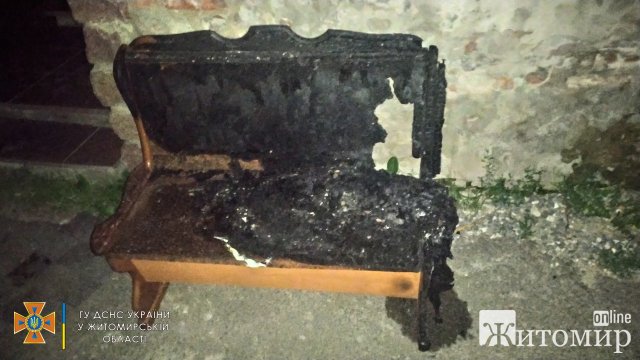 У триповерховому бидинку в Житомирі горіла квартира. ФОТО
