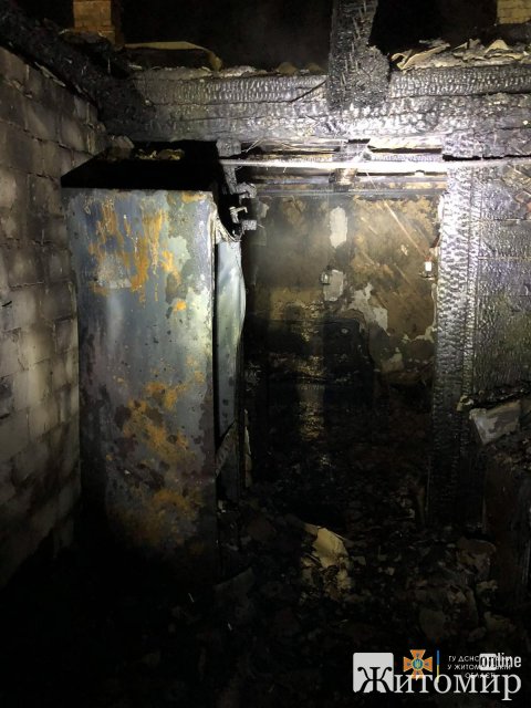 На пожежі у Житомирському районі травмувались дві людини. ФОТО