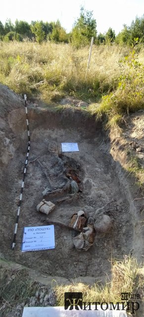 У Лугинському районі пошуківці знайшли рештки двох солдат. ФОТО