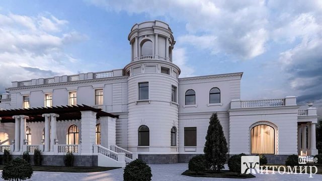 Як би міг виглядати маєток Терещенків, що у Денишах, якщо б його реставрували. ФОТО