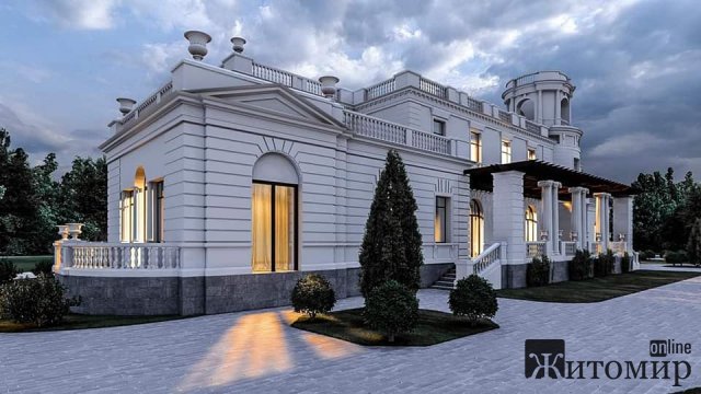 Як би міг виглядати маєток Терещенків, що у Денишах, якщо б його реставрували. ФОТО
