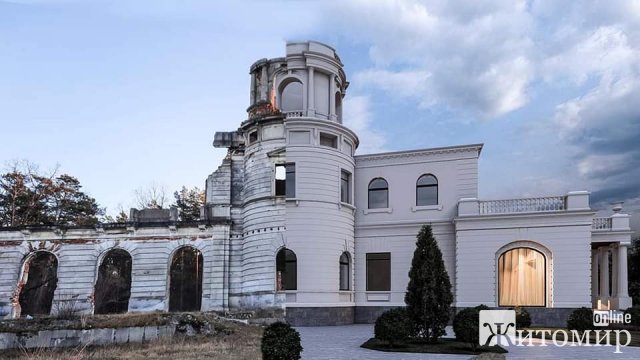 Як би міг виглядати маєток Терещенків, що у Денишах, якщо б його реставрували. ФОТО