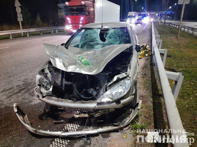 Біля Житомира 15-річний мопедист врізався у Peugeot та загинув. ФОТО