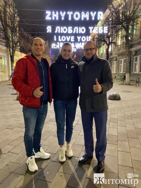 Голова Житомирської облради зустрівся з призеркою Олімпійських ігор: говорили про тренувальну базу. ФОТО