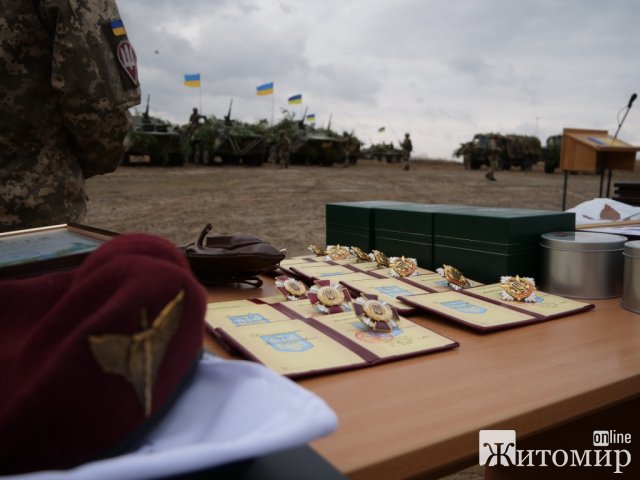 Житомирські Десантно-штурмові війська відзначають четверту річницю від дня створення. ФОТО