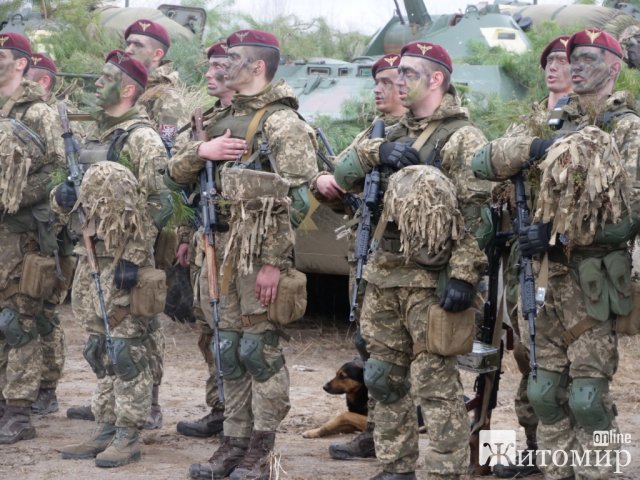 Житомирські Десантно-штурмові війська відзначають четверту річницю від дня створення. ФОТО