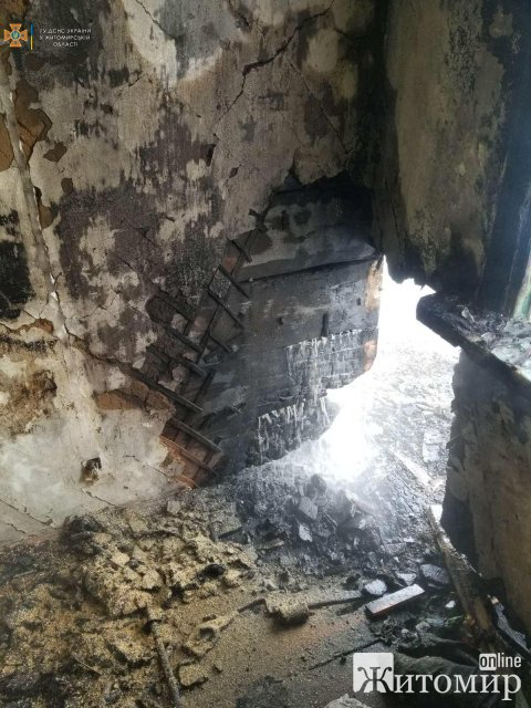 У селі Житомирської області рятувальники гасили пожежу в будинку та виявили тіло жінки. ФОТО
