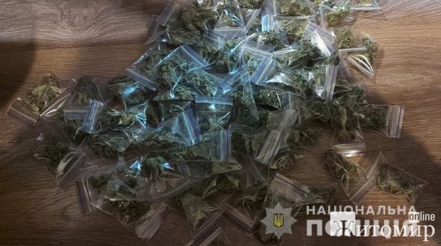 У Житомирі викрили наркодилерів: отримували замовлення через онлайн-магазин. ФОТО