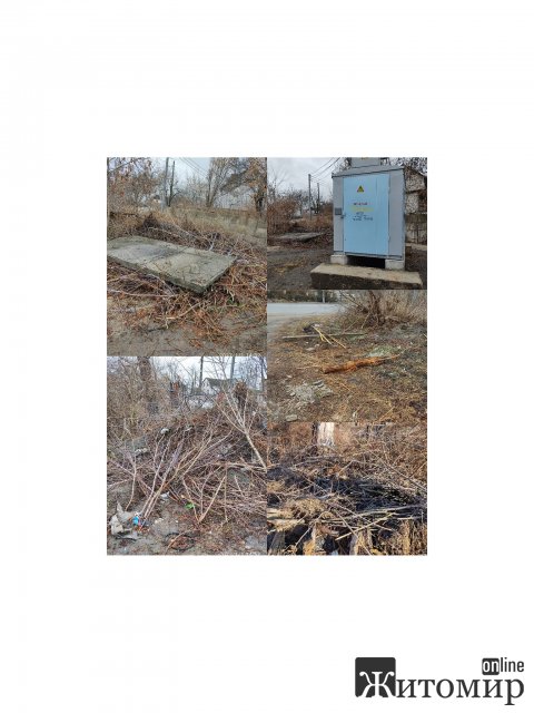 На Гонти в Житомирі працівники РЕМу знищили дорогу, які власноруч робили містяни. ФОТО