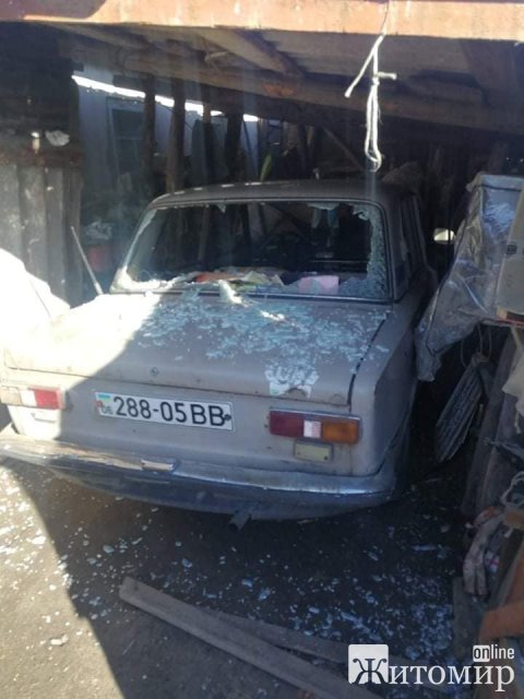 Зранку в Народицькому районі обстріляли село Базар. ФОТО