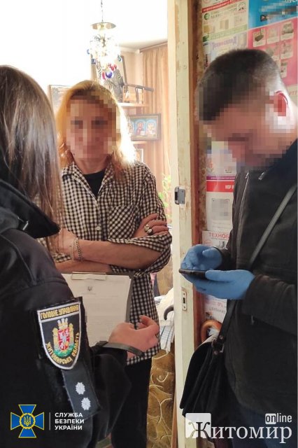 У Житомирі та районі СБУ викрила "шанувальників" рашистів. ФОТО