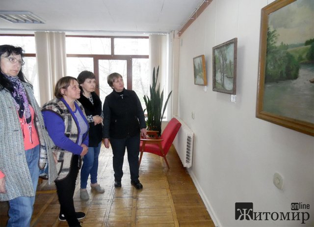 У Житомирі відбулося відкриття виставки живопису художника-аматора Марцеля Врублевського. ФОТО