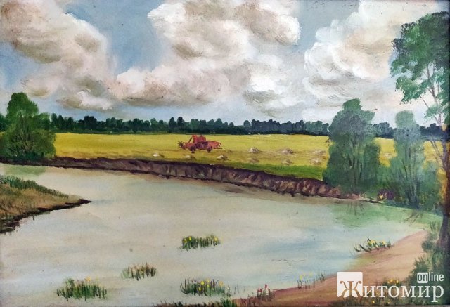 У Житомирі відбулося відкриття виставки живопису художника-аматора Марцеля Врублевського. ФОТО