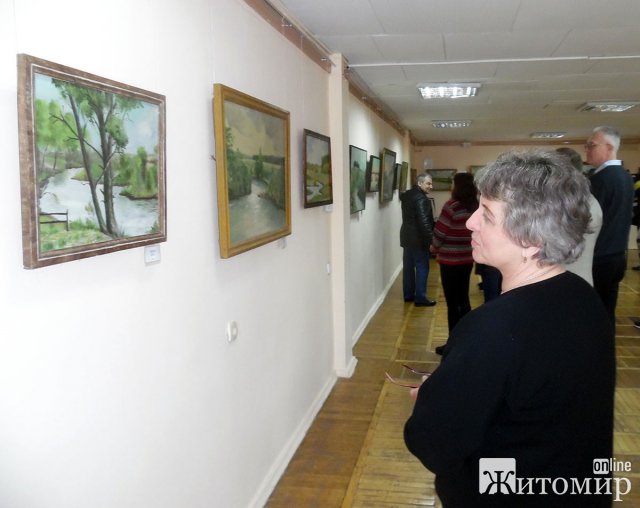 У Житомирі відбулося відкриття виставки живопису художника-аматора Марцеля Врублевського. ФОТО