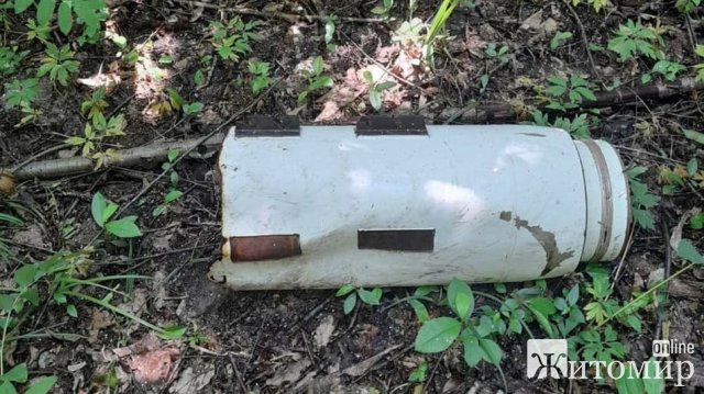 Уламки ракети виявили у лісовому масиві Романівської громади. ФОТО