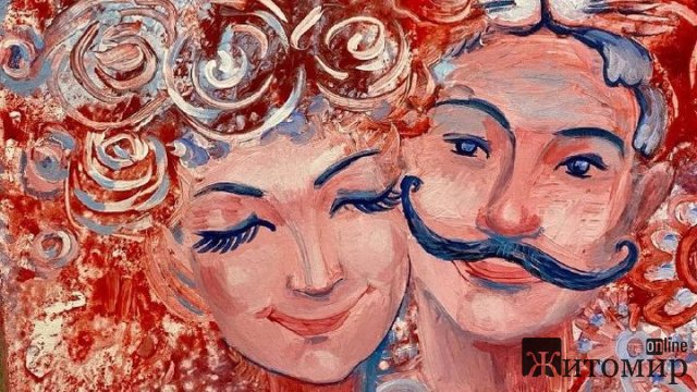 У Житомирі художниця Олена Славова відкрила персональну виставку робіт під назвою "Рушник". ФОТО