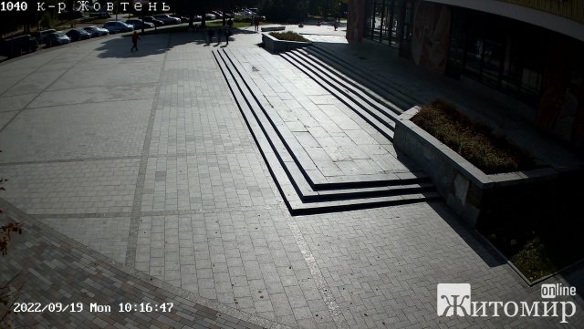 На Новому бульварі в Житомирі запрацювали камери відеоспостереження. ФОТО