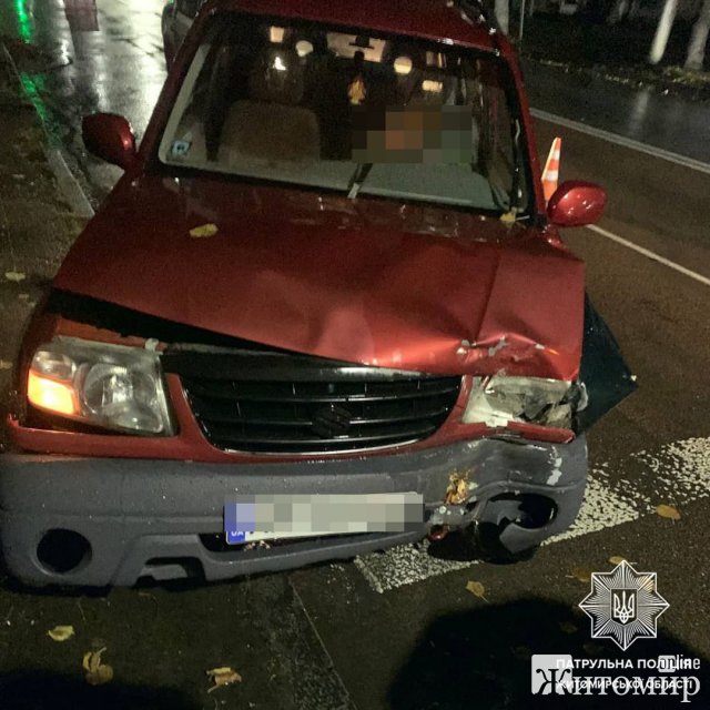 Вночі на дорогах Житомирщини сталося три ДТП. ФОТО