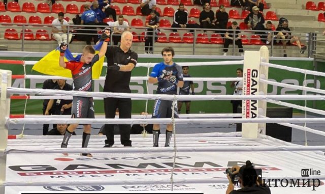 Студент Житомирської політехніки став срібним призером Чемпіонату Європи зі змішаних єдиноборств ММА