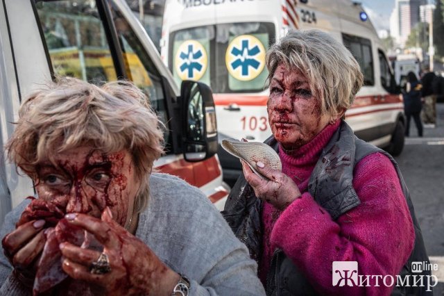 Наслідки російських ударів по Києву. ФОТО