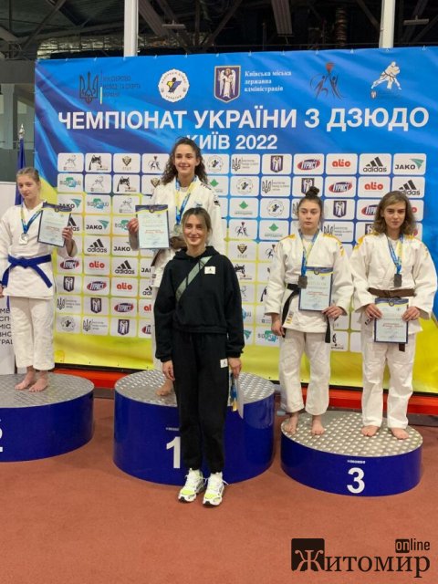 Житомирські спортсмени посіли призові місця на чемпіонаті України з дзюдо. ФОТО