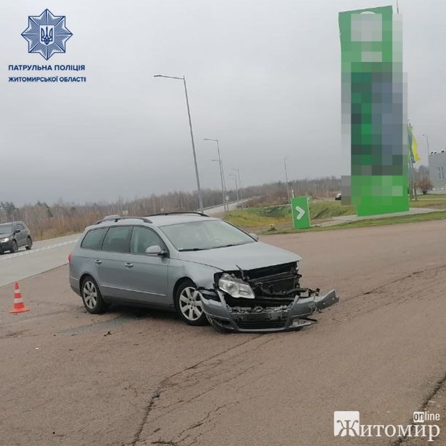 У Житомирі за вихідні сталося 19 ДТП, 2 з яких – з потерпілими. ФОТО