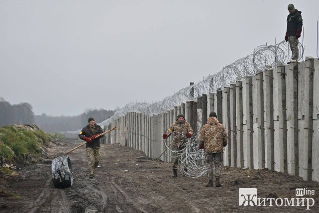 Україна будує стіну на кордоні із білоруссю. ФОТО
