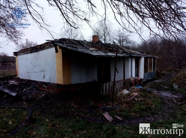 На Житомирщині у пожежах загинуло подружжя та 33-річний чоловік. ФОТО