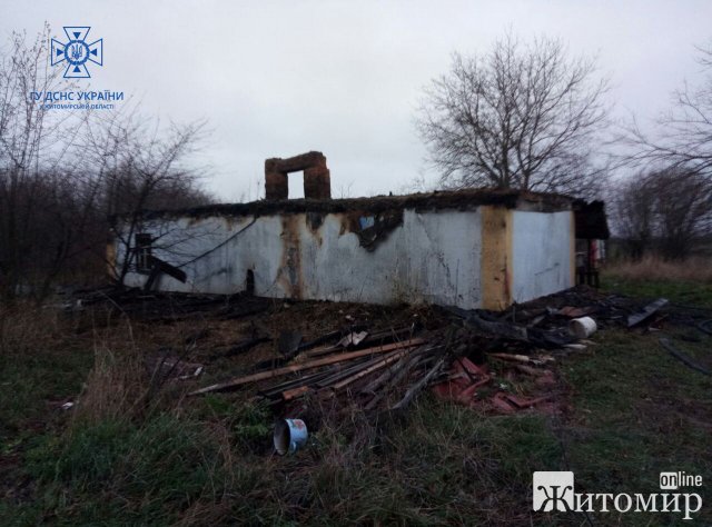На Житомирщині у пожежах загинуло подружжя та 33-річний чоловік. ФОТО