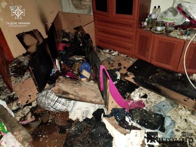 У селі поруч з Житомиром горів будинок. ФОТО