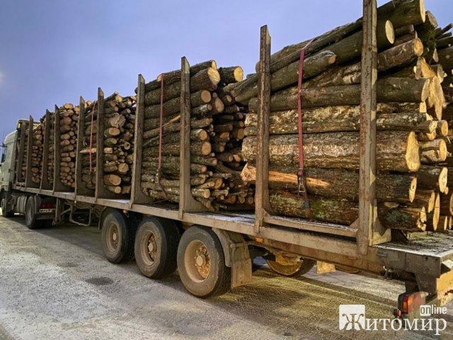 Житомирська область відправила деокупованій Херсонщині 60 кубометрів дров. ФОТО